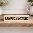 Fanfuckintastic Funny Sarcastic Mini Block Sign 