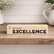 Funny bathroom sign that reads I Piss Excellence 