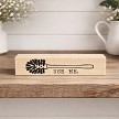 Funny bathroom sign with toilet brush illustration and Use Me phrase 