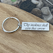  Thou Insolence Shall Earn Thee Sorrow FAFO Keychain - Personalized Back Option 