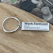 Work Forecast - The Office Survival Personalized Keychain 