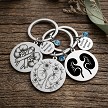 Personalized kidney keychain transplant donor thank you gift 