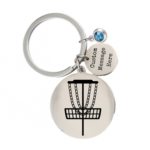  Personalized Disc Golf Keychain - Great Gift for Golfers and Fans 
