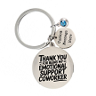  Emotional Support Coworker - Personalized Birthstone Keychain Gift 