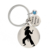 Personalized Female Karate Keychain - Great Gift for Belt Ceremonies 