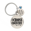 Personalized Cross Country Mom Keychain - Great for Runners Parents End of Season Senior Night Gifts 