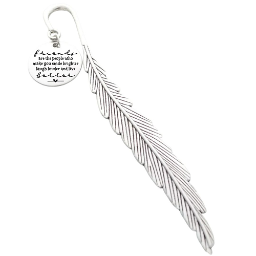  Personalized Friends Make Life Brighter Metal Bookmark 