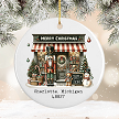  Personalized Christmas Toy Store Nutcracker Ceramic Christmas Ornament 