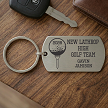 Personalized golf team keychain 