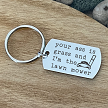  Your Ass Is Grass And I’m The Lawn Mower Funny Dad Keychain 