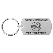 Personalized basketball keychain with custom school name and year perfect for players seniors and team gifts. 