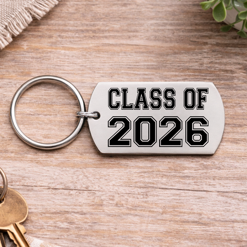 Personalized Class of 2026 Graduation Keychain Senior Graduate Gift 