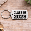 Personalized Class of 2028 Graduation Keychain Senior Graduate Gift 