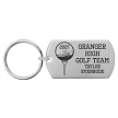 Personalized golf team keychain with custom school name golfer name and graduation year 