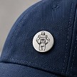 Personalized football player hat pin 