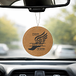 Personalized track and field senior leatherette ornament 