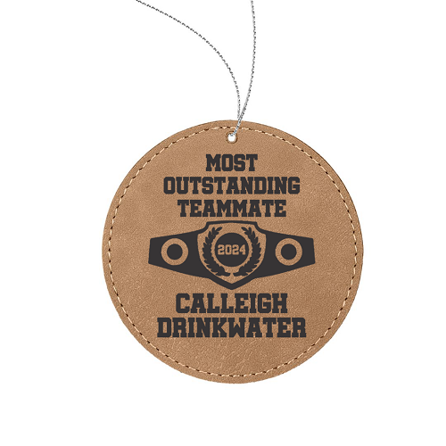  Personalized Wrestling Award Ornament - Senior Night Sports Banquet Gift 