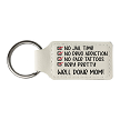  Well Done Mom! Leatherette Keychain - Celebrating the Big Wins Like No Face Tattoos 