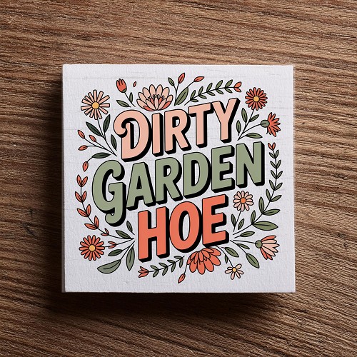  Dirty Garden Hoe Funny Plant Lover Sign Gift 