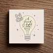 A Friend Is A Light In Dark Times Sign - Heartfelt Friendship Gift - Multiple Sizes 