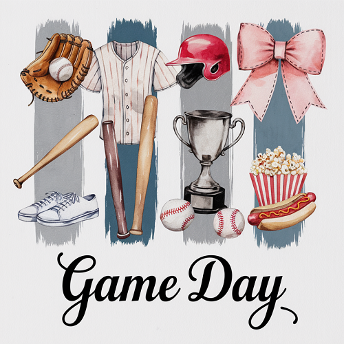  Game Day Baseball Collage Sign - Celebrate the Spirit of the Game 
