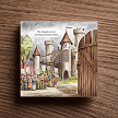 Funny Sarcastic Sign Queen Not Seeing Peasants Today Medieval Humor Desk Or Office Decor 
