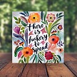 Funny There is Fuckery to Spread Floral Sign Choose Size 