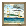  Mackinac Bridge Watercolor Poem Sign 