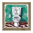 Funny Smile You're Losing Weight Toilet Bathroom Sign 