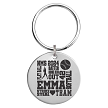 Personalized softball keychain senior night gift idea 