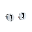 Golfer Stainless Steel Post Earrings - Perfect Gift for Golfers & Golf Fans 