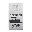 Redneck Yacht Club pontoon boat stainless steel wallet card bottle opener 