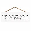 Hey Diddle Diddle Aim For The Fcking Middle funny sweary sarcastic sign 