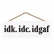 IDK IDC IDGAF funny sarcastic sweary sign with inappropriate adult humor saying 