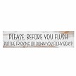 Please, Before You Flush Put The Fricking Lid Down You Filthy Beast Funny Bathroom Sign Multiple Sizes 