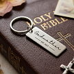 Personalized Godmother Established year keychain with custom EST year and optional personalized message on back 