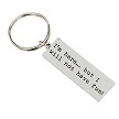 Personalized I'm Here But I Will Not Have Fun Keychain Funny Sarcastic Gift 
