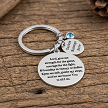 Custom Personalized Athletes prayer keychain 