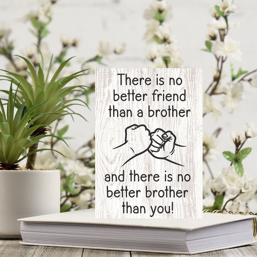  There is No Better Brother Than You Sign - Custom Sizes 