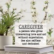  Caregiver Definition Sign - Heartfelt Appreciation Gift - Multiple Sizes 