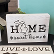  Michigan Home Sweet Home State Outline Sign - Rustic State Decor 