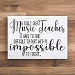 Truly Great Music Teacher Appreciation Sign Thank You Gift 