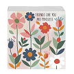 Friends Like You Are Priceless Floral Sign 