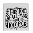 this too shall pass but holy fuck funny canvas sign 