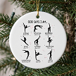 God Says I am Inspirational Ornament for Dancers 