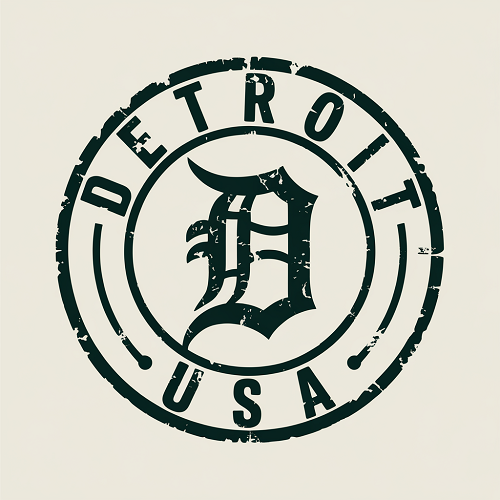  Detroit USA Sign - Show Your Motor City Pride! 