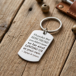 Thanks For Being The Dad You Didn't Have to Be Keychain 