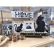 Home Is Where Your Cat Is sign with paw print  