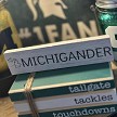 Michigander State Outline Fan Decor Sign 