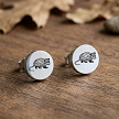 Opossum Stainless Steel Post Earrings 